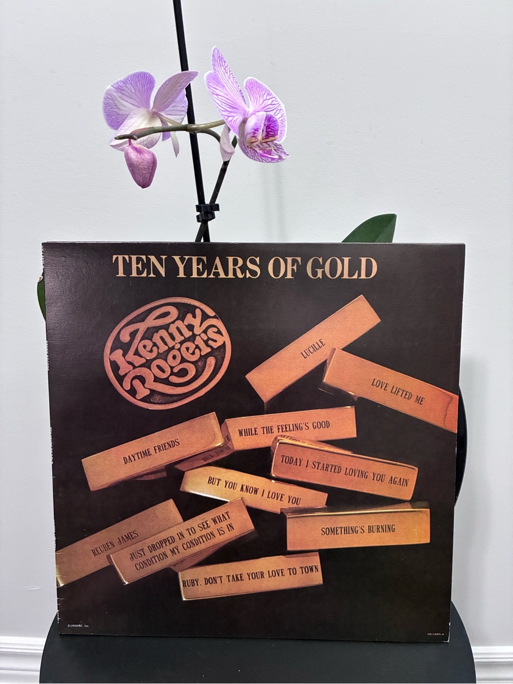 Kenny Rogers "Ten Years of Gold" Vinyl Album